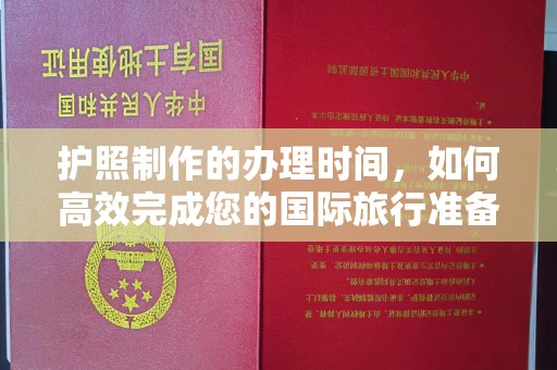 海南护照制作的办理时间，如何高效完成您的国际旅行准备