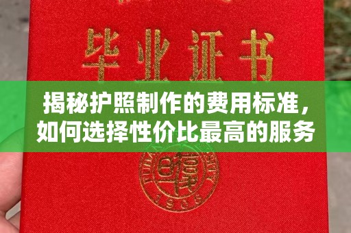 理县揭秘护照制作的费用标准，如何选择性价比最高的服务？